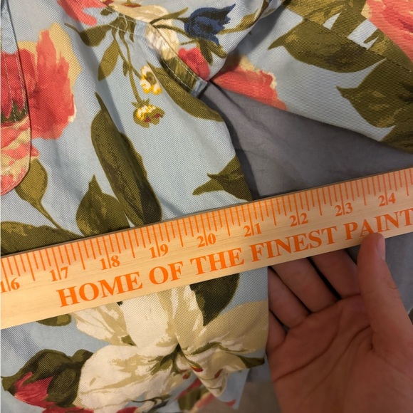 Roaman’s Floral Longsleeve Button Up Shirt Size 1X RN88842 NWOT Pockets - Picture 12 of 16